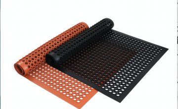 Durable Non Slip Kitchen Rubber Floor Mat with Holes 3X5FT and