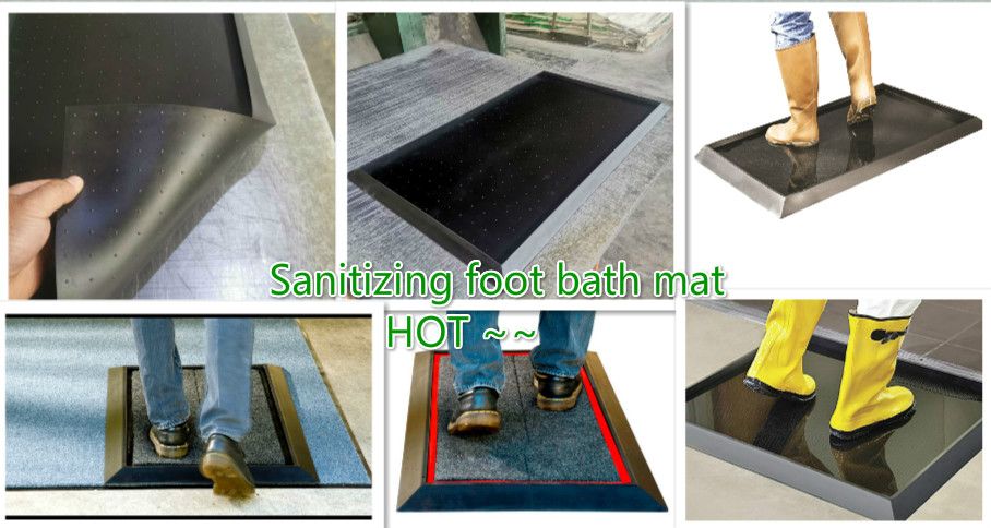hot selling rubber tray sanitizing foot